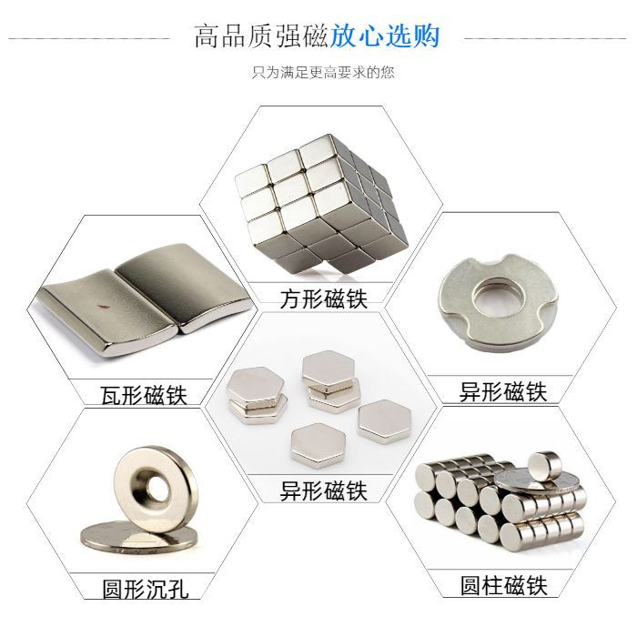 異形釹鐵硼強(qiáng)磁定制